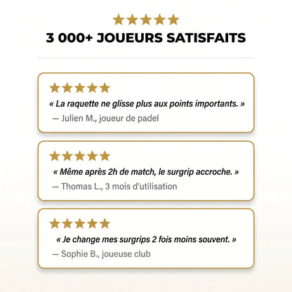 Surgrip Dry Pro – Spécial mains moites